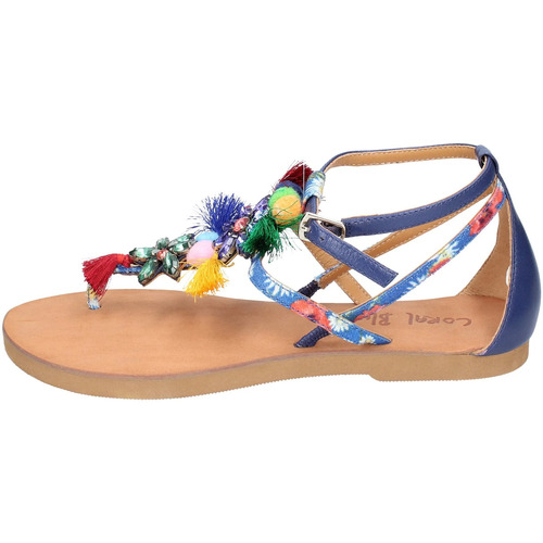 Schuhe Damen Sandalen / Sandaletten Coral Blue EX326 Blau