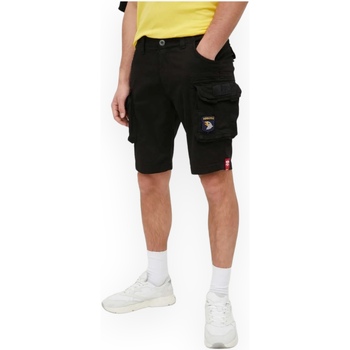 Kleidung Herren Shorts / Bermudas Alpha 186209 03 Schwarz