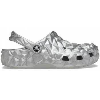Schuhe Damen Sandalen / Sandaletten Crocs Cls metallic geometric clog Silbern
