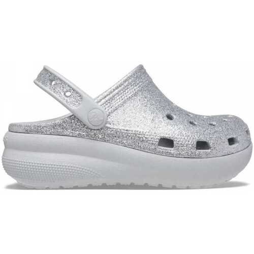 Schuhe Kinder Sandalen / Sandaletten Crocs Cutie crush glitter clog k Beige
