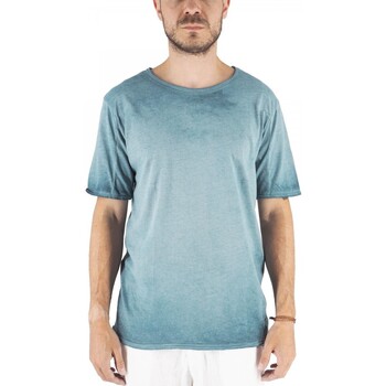 Never Enough  T-Shirts & Poloshirts Blaues Steel-Kurzarm-T-Shirt günstig online kaufen