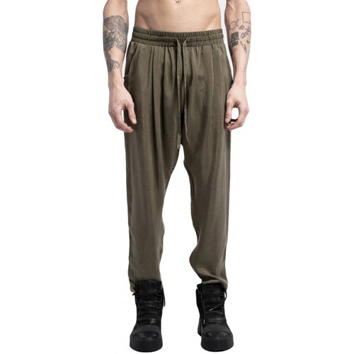 Kleidung Herren Hosen Never Enough Cupro-Hose Grün