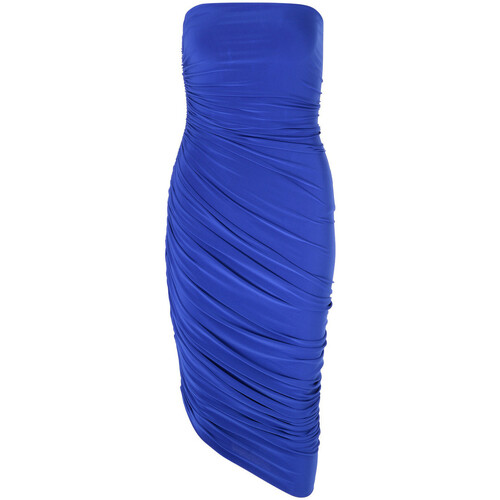 Kleidung Damen Kleider Norma Kamali One-Shoulder-Kleid  Modell Diana blau Other