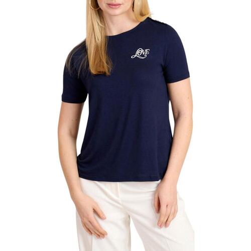 Kleidung Damen T-Shirts & Poloshirts Naf Naf  Blau