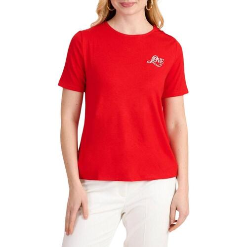 Kleidung Damen T-Shirts Naf Naf  Rot