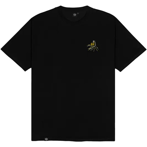 Kleidung Herren T-Shirts & Poloshirts Dolly Noire Desert Scorpion Tee Schwarz