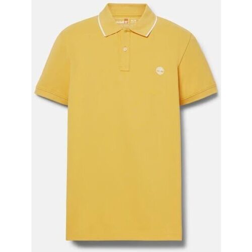 Kleidung Herren T-Shirts & Poloshirts Timberland TB0A26NFEG4 POLO-EG4 PRINTED NECK Gelb