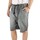 Kleidung Herren Hosen Never Enough Grne Bermudashorts aus verblasstem Leinen Grün