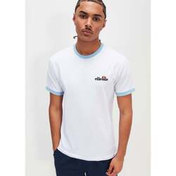 Kleidung Herren T-Shirts & Poloshirts Ellesse Meduno tee - white light blue Blau