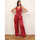 Kleidung Damen Overalls / Latzhosen La Modeuse 70986_P166265 Rot