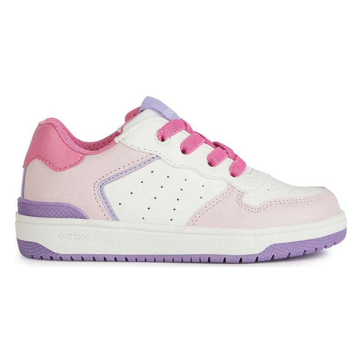 Schuhe Mädchen Sneaker Low Geox  Weiss