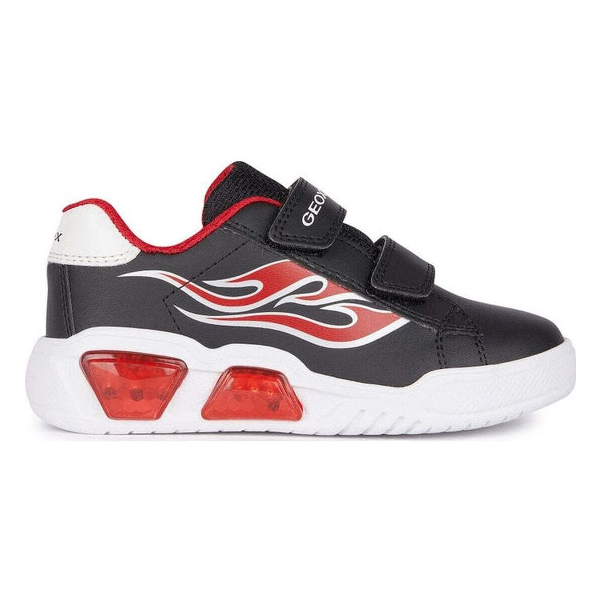 Schuhe Jungen Sneaker Low Geox  Schwarz