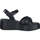 Schuhe Damen Sportliche Sandalen Marco Tozzi  Schwarz