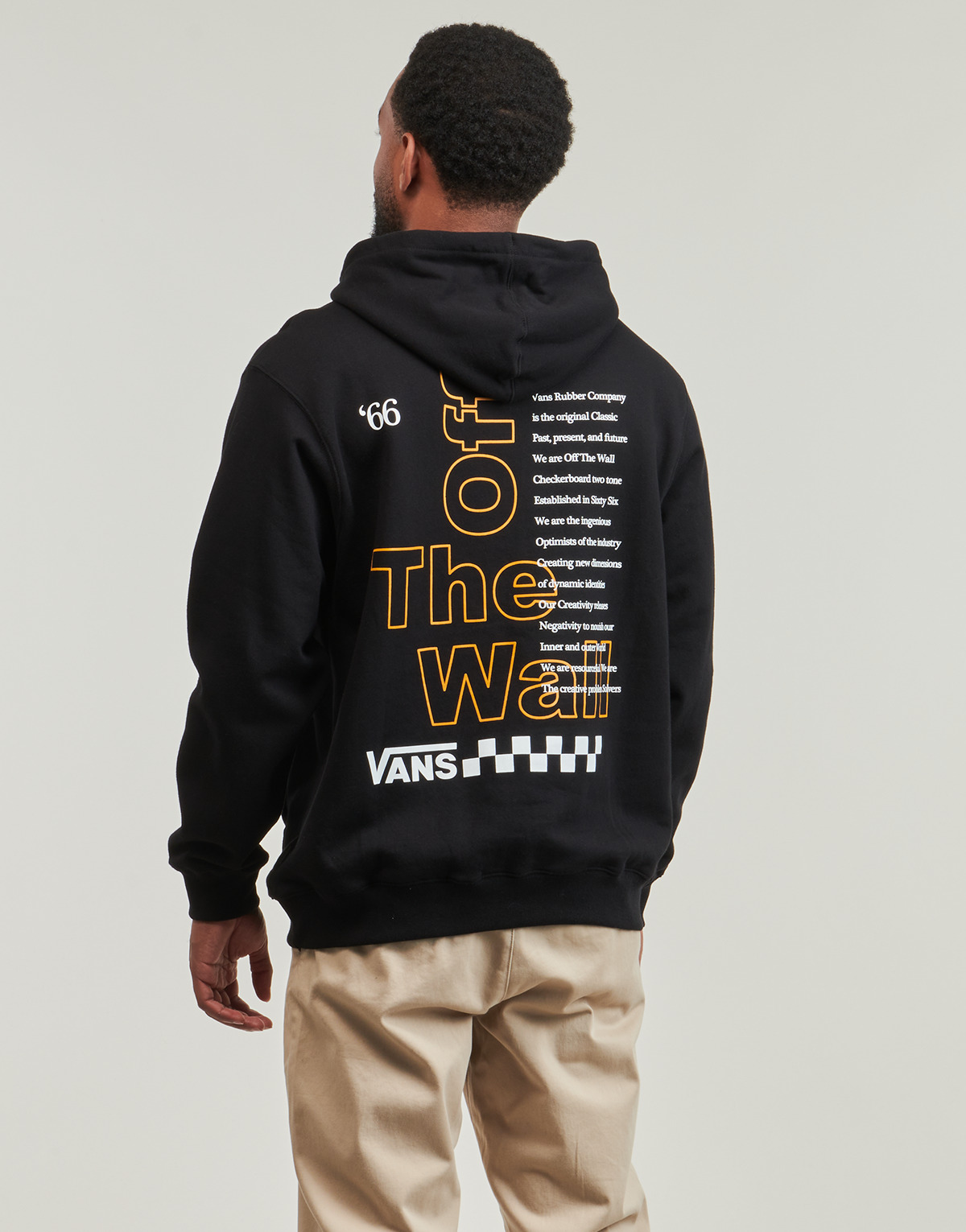 Kleidung Herren Sweatshirts Vans Posted Loose PO Schwarz