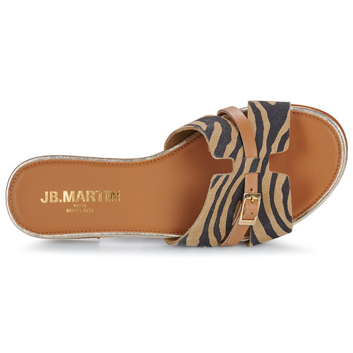 JB Martin AILEEN Olive / gelb / Nappa / Camel