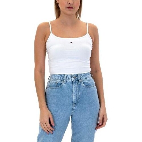 Kleidung Damen Tops Tommy Jeans  Weiss