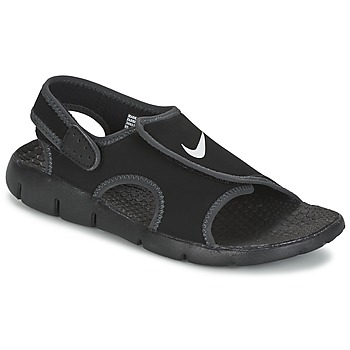 Schuhe Kinder Sandalen / Sandaletten Nike SUNRAY ADJUST 4 Schwarz / Weiss