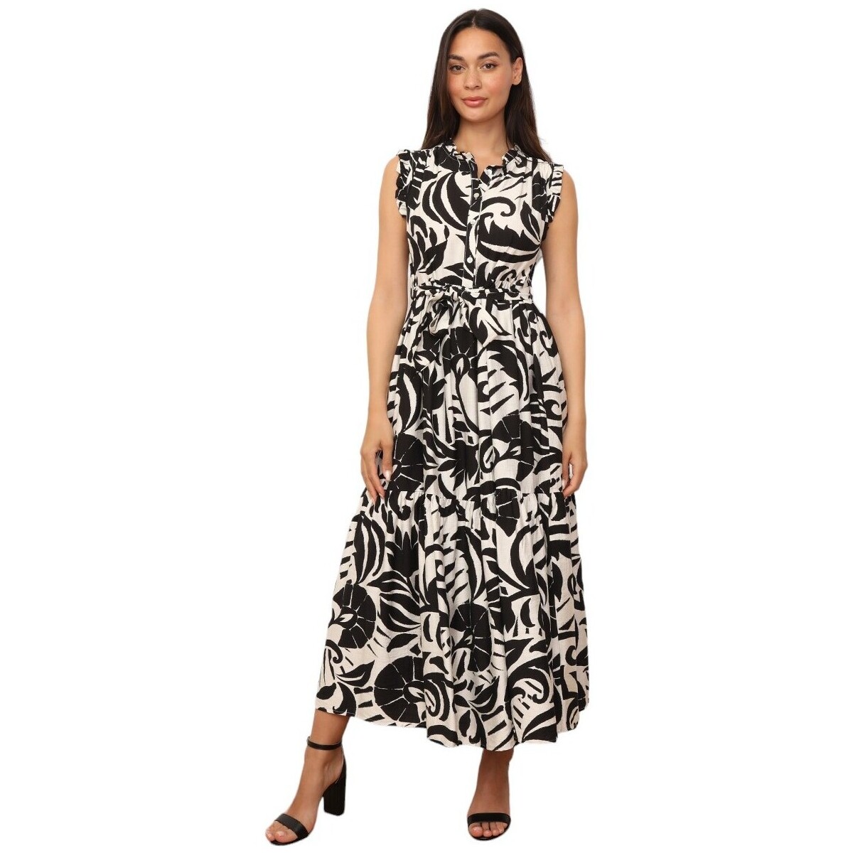 Kleidung Damen Kleider La Modeuse 71034_P166505 Schwarz