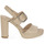 Schuhe Damen Sandalen / Sandaletten NeroGiardini NERO GIARDINI  453 NAPPA PANDORA LINO Beige