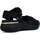 Schuhe Damen Sportliche Sandalen Geox  Schwarz