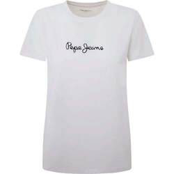 Kleidung Damen Langarmshirts Pepe jeans  Weiss