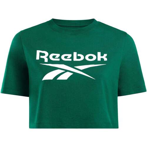 Kleidung Damen Langarmshirts Reebok Sport  Grün