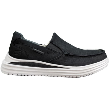 Schuhe Herren Slipper Skechers  Schwarz