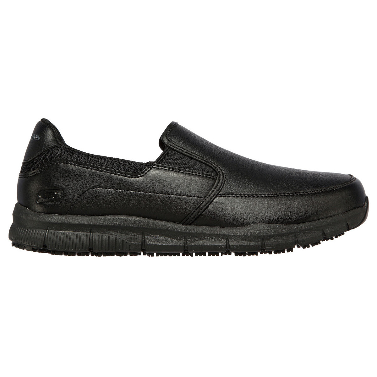Schuhe Herren Slipper Skechers  Schwarz