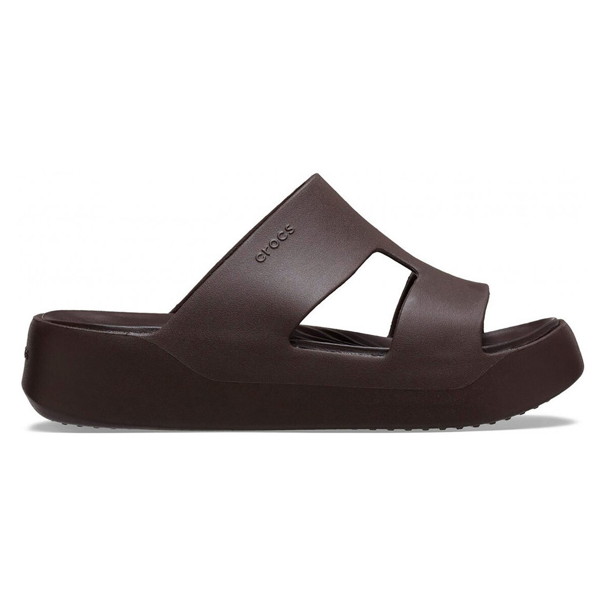 Schuhe Damen Pantoffel Crocs  Braun