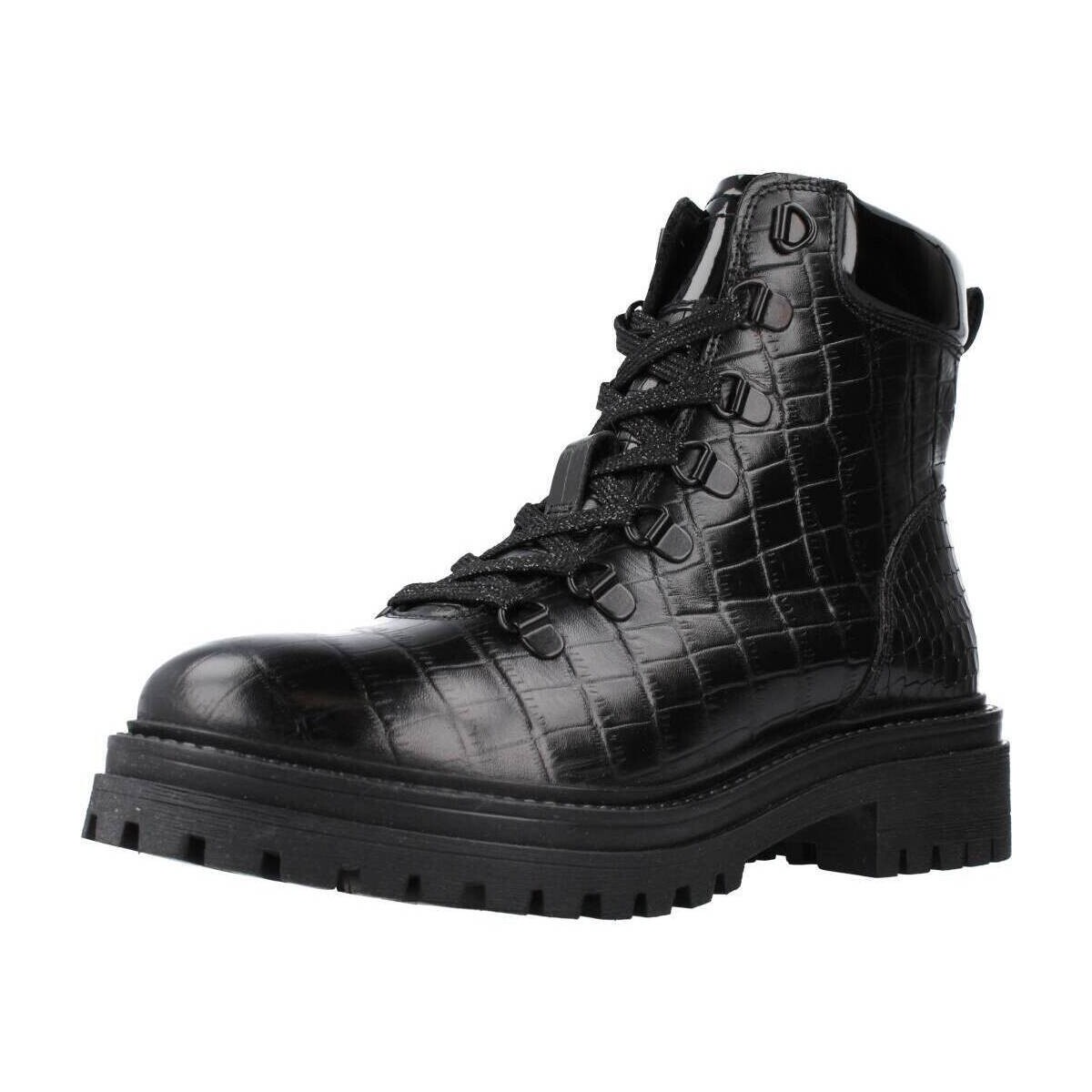 Schuhe Damen Stiefel Geox D IRIDEA A Schwarz