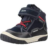 Schuhe Jungen Stiefel Geox B OMAR BOY WPF A Blau