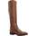 Schuhe Damen Stiefel Geox DONNA BROGUE C Braun