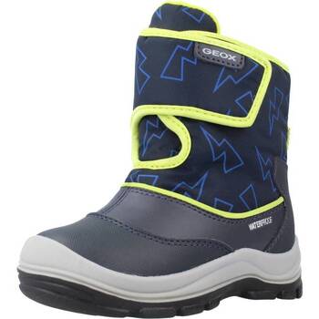 Schuhe Jungen Stiefel Geox B FLANFIL BOY WPF A Blau