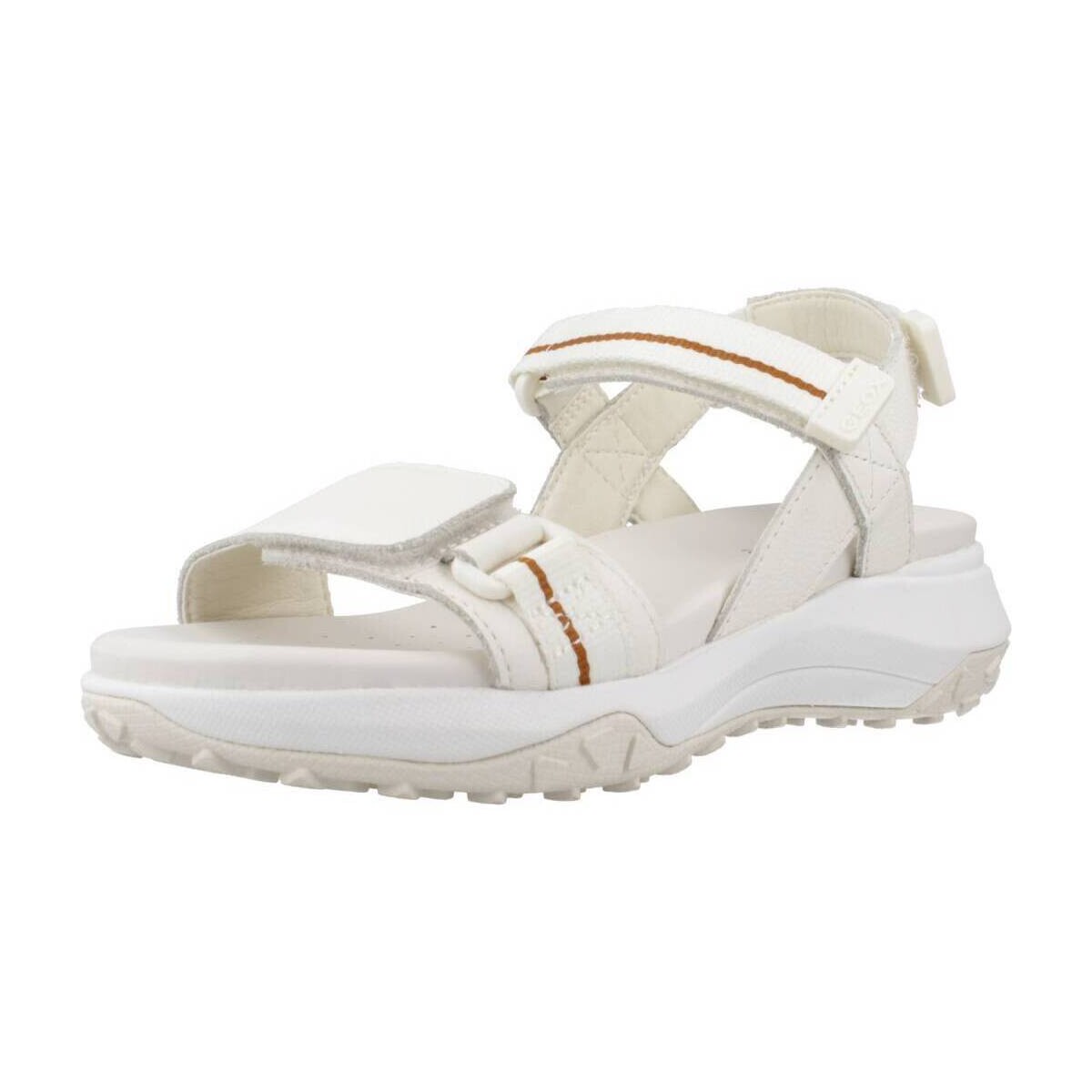 Schuhe Damen Sandalen / Sandaletten Geox D SORAPIS + GRIP B Weiss