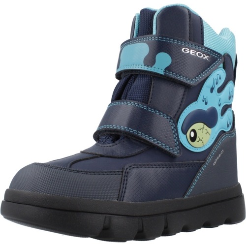 Schuhe Jungen Stiefel Geox J WILLABOOM Blau