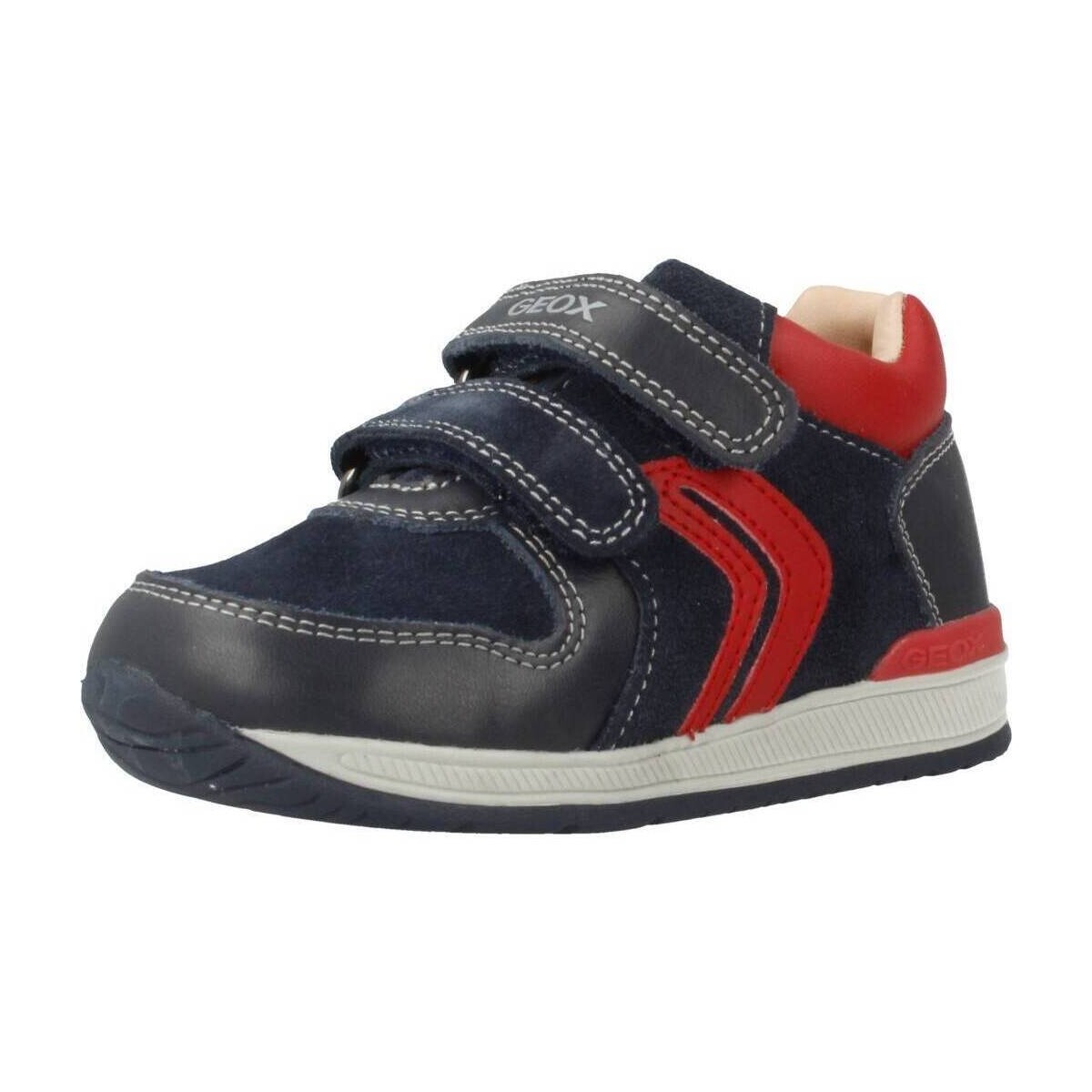 Schuhe Jungen Sneaker Geox B RISHON BOY Blau