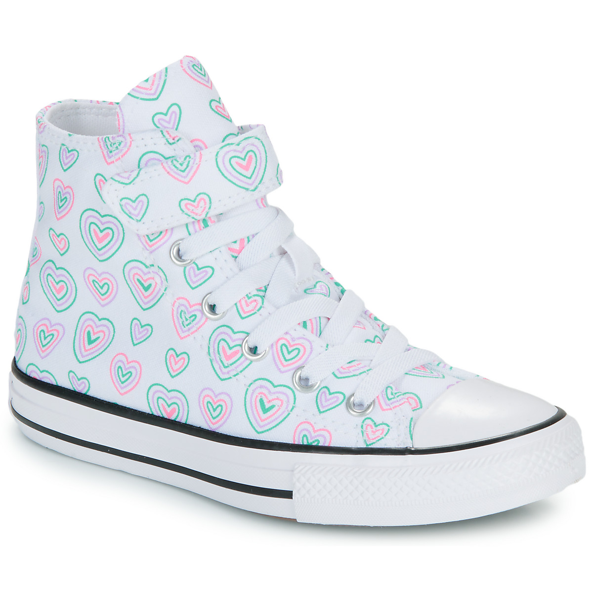 Schuhe Mädchen Sneaker High Converse CHUCK TAYLOR ALL STAR HEARTS EASY-ON Multicolor