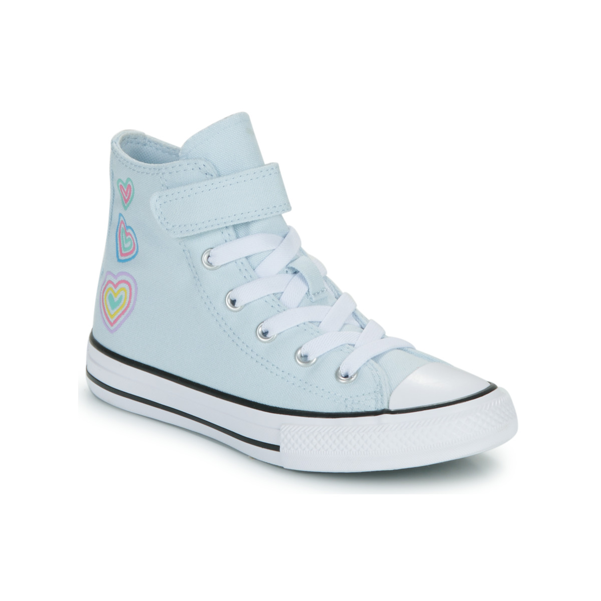 Schuhe Mädchen Sneaker High Converse CHUCK TAYLOR ALL STAR HEART PATCH EASY-ON Blau
