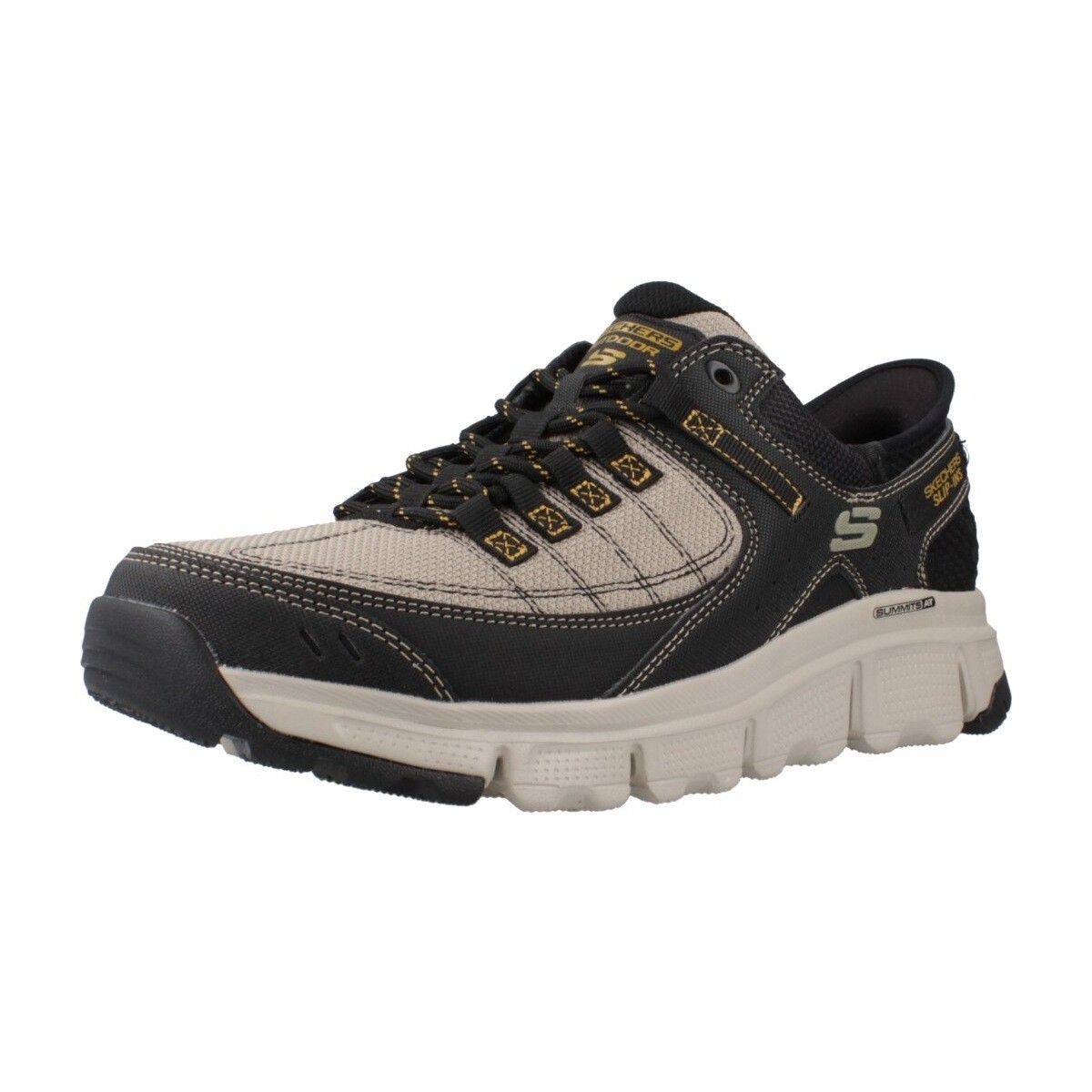 Schuhe Herren Sneaker Skechers SUMMITS AT SLIP-INS Braun