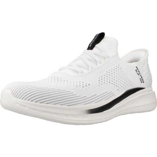 Schuhe Herren Sneaker Skechers SLIP-INS 210810S SLADE Weiss
