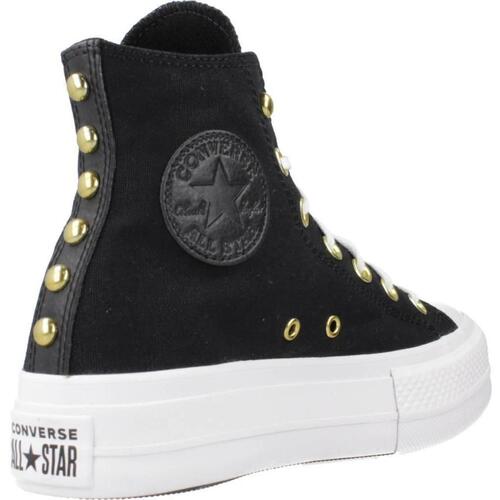 Converse CHUCK TAYLOR ALL STAR LIFT PLATFORM STAR STUDDED Schwarz
