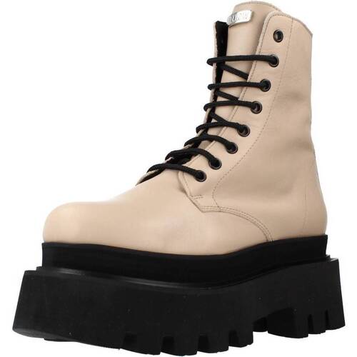 Schuhe Damen Stiefel Yellow DETROIT Braun