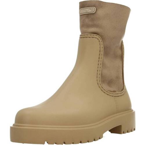 Schuhe Damen Stiefel Unisa FLUOR PON Beige