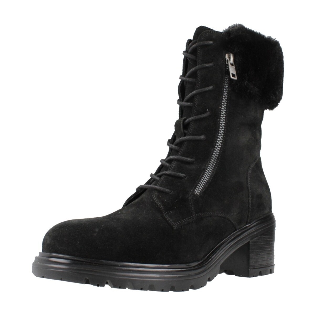 Schuhe Damen Stiefel Geox D DAMIANA Schwarz