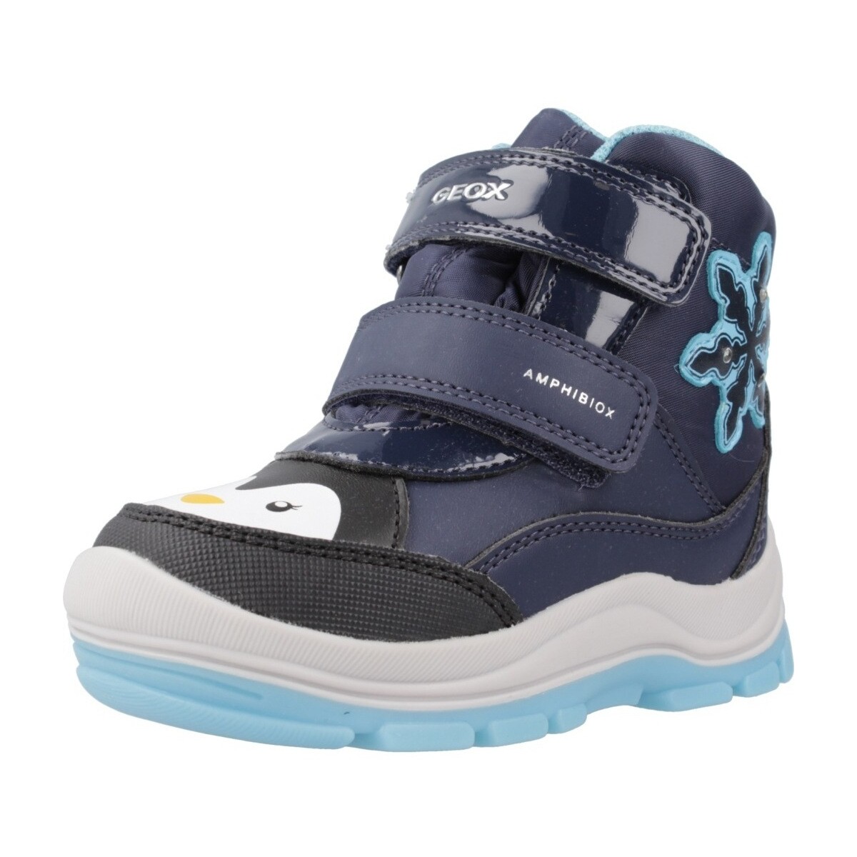 Schuhe Mädchen Stiefel Geox B FLANFIL GIRL B ABX Blau