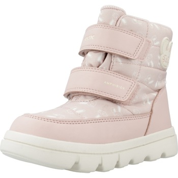 Schuhe Mädchen Stiefel Geox B WILLABOOM GIRL B A Rosa