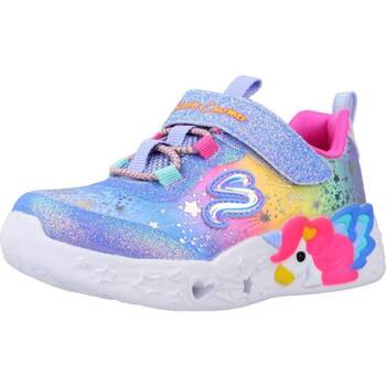 Schuhe Mädchen Sneaker Skechers UNICORN CHARMER-TWILIGHT DR Blau