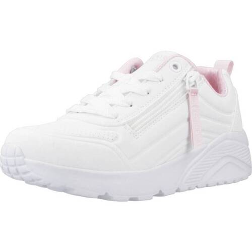 Schuhe Mädchen Sneaker Skechers UNO LITE - EASY ZIP Weiss