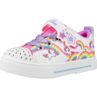 Schuhe Mädchen Sneaker Skechers TWINKLE SPARKS - JUMPIN CL Weiss