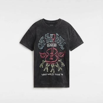 Kleidung Damen T-Shirts & Poloshirts Vans GUITAR SOLO OVERSIZED Schwarz